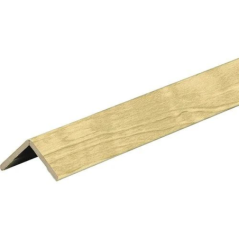 Baguette d'angle revêtu 21x21mm 2.4m bouleau