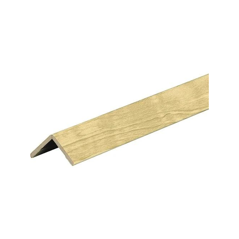 Baguette d'angle revêtu 21x21mm 2.4m bouleau