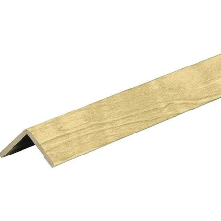 Baguette d'angle revêtu 21x21mm 2.4m bouleau