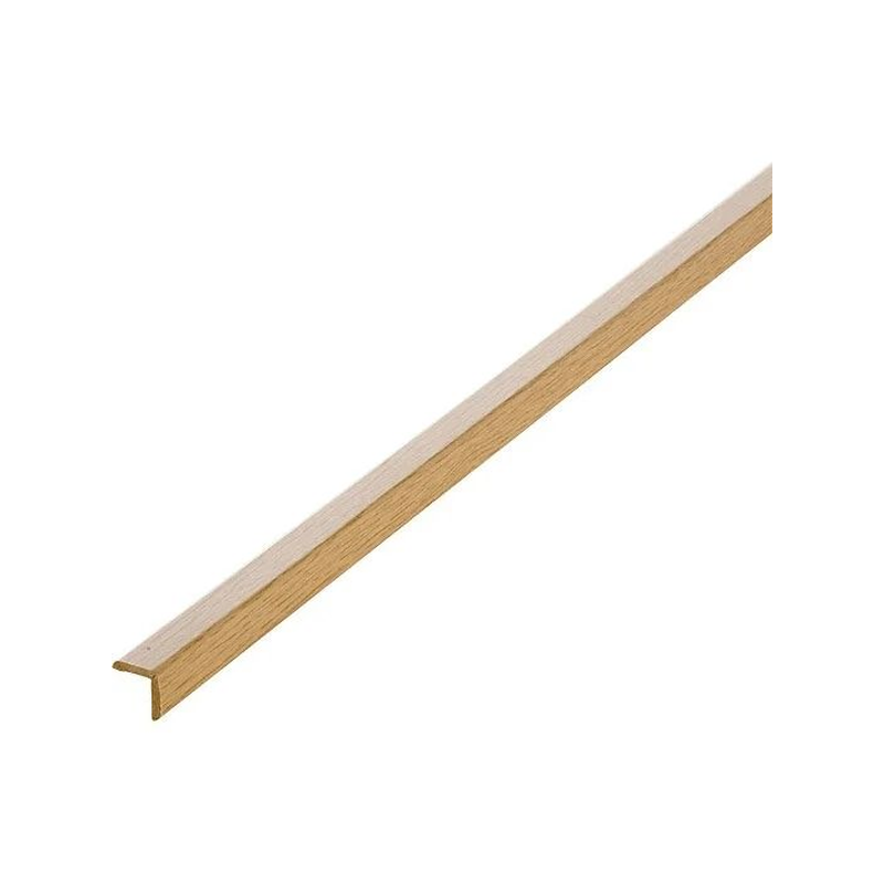 Baguette d'angle revêtu 22x22mm 2.4m chêne clair