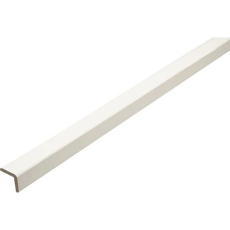 Baguette d'angle revêtu 30x30mm 2.4m blanc
