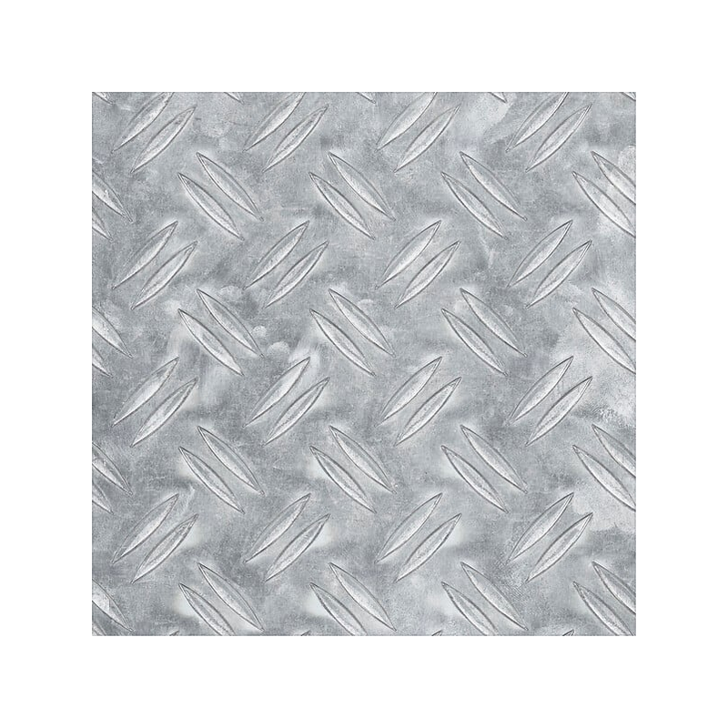 Tôle grain riz aluminium brut 60x100cm epaisseur 1.5mm
