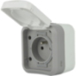 Prise de courant 2p+t IP55 Hypro a volet