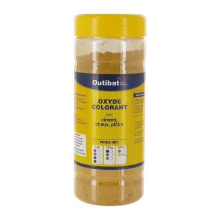 Colorant ciment jaune 500g