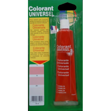 Colorant 75ml vermillon