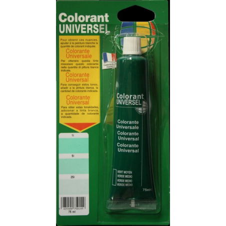 Colorant 75ml vert moyen