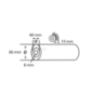 Rouleau pour mur / plafond 200mm D.8mm