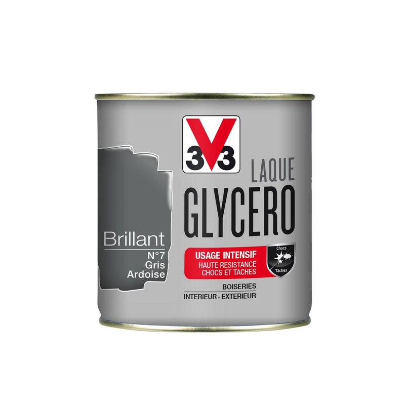 Laque glycéro 0.5L brillant fleur coton