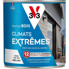 Climats extrêmes bois 0.5L brillant blanc