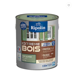 Ripolin xtrem bois 2.5L satin vert olivier
