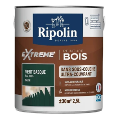 Ripolin xtrem bois 2.5L satin vert basque