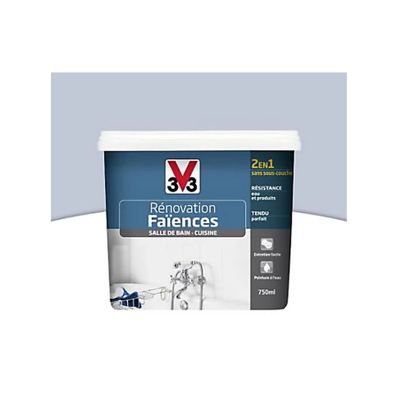 Peinture rénovation de Faïence 750ml satin brume