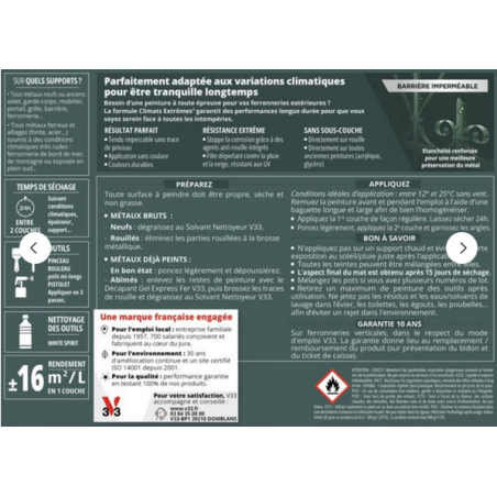 Climats extrêmes fer 1.5L brillant rouge basque