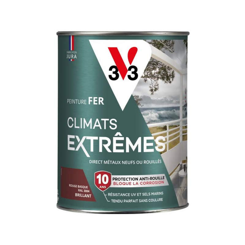 Climats extrêmes fer 1.5L brillant rouge basque
