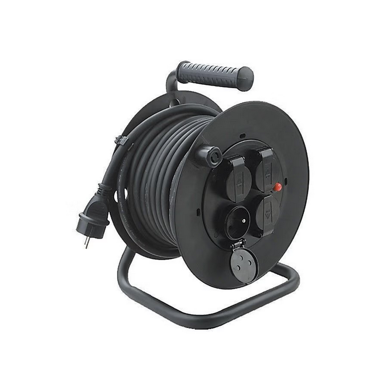 Enrouleur H07RN-F 3G2.5mm² 4p 25m pro