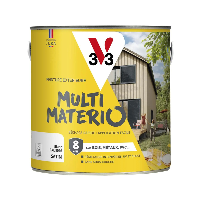 Multi materio 2L satin blanc