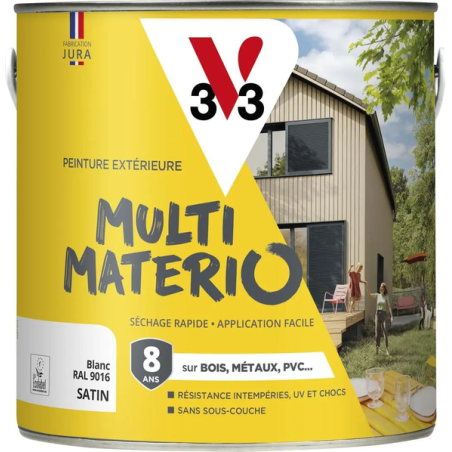 Multi materio 2L satin blanc