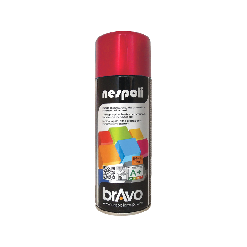 Aérosol peinture 400ml brillant rouge feu