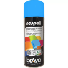 Aérosol peinture 400ml brillant bleu azur