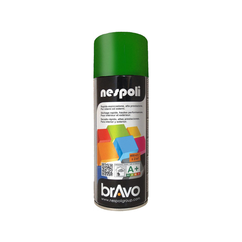 Aérosol peinture 400ml brillant vert feuille