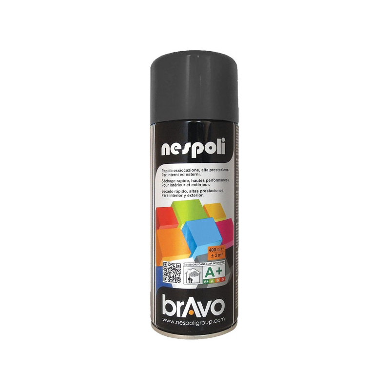 Aérosol peinture 400ml brillant gris foncé