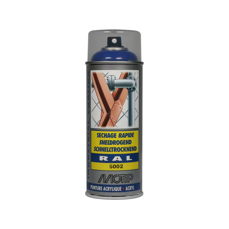 Aérosol peinture 400ml brillant bleu outremer