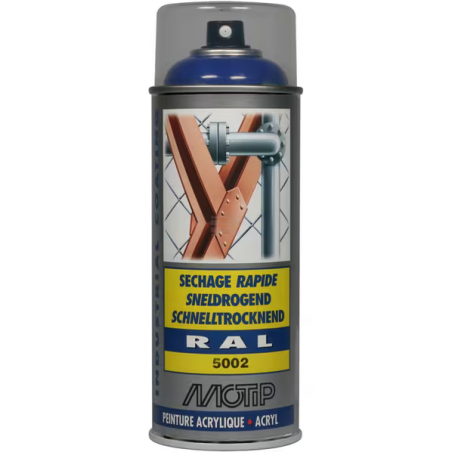 Aérosol peinture 400ml brillant bleu outremer