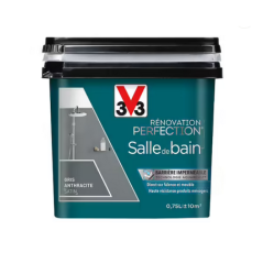 Peinture salle de bain 750mL satin gris anthracite
