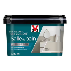 Peinture salle de bain 2L satin seigle