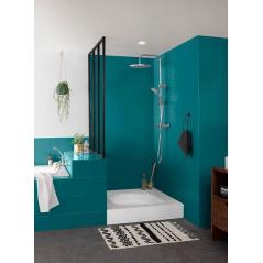 Peinture salle de bain 2L satin bleu lagon