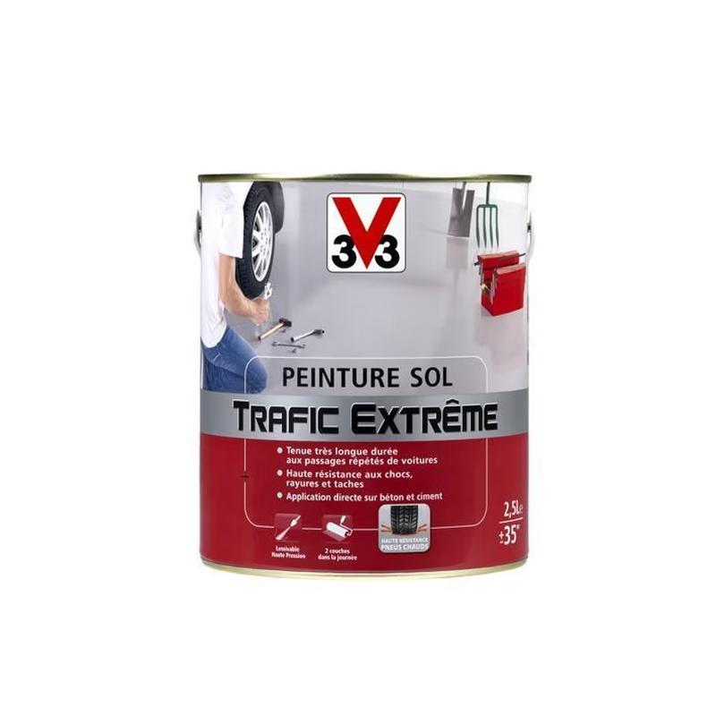 Peinture sol trafic extérieur sable 2.5L