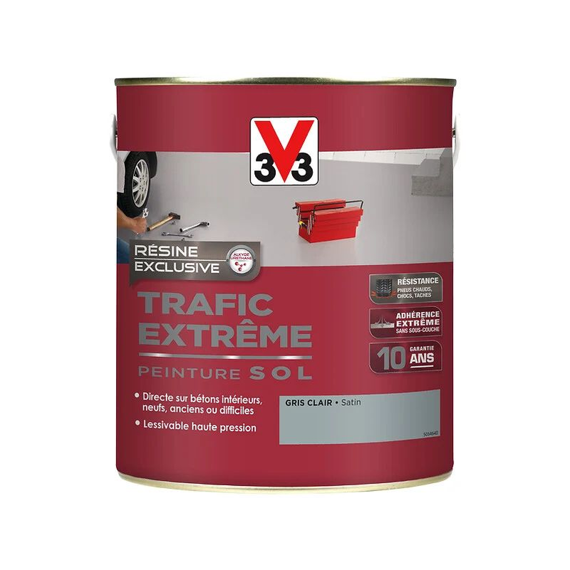Peinture sol trafic extérieur gris foncé 2.5L