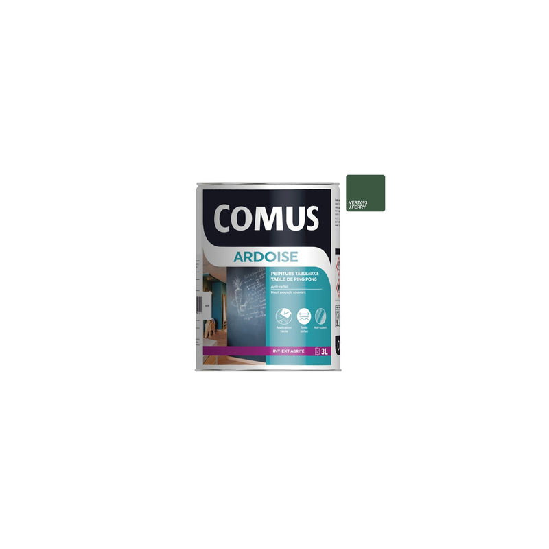Peinture tableau ardoise 3L vert ferry