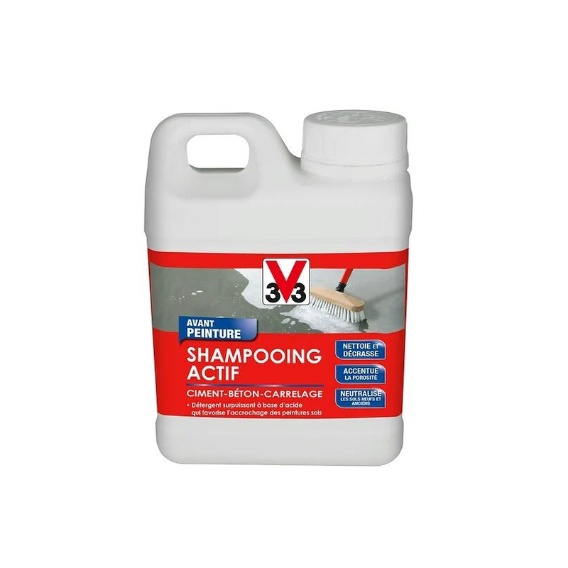Shampoing actif ciment béton 1L