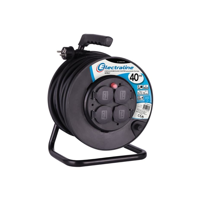 Enrouleur H07RN-F 3G2.5mm² 4p 40m pro