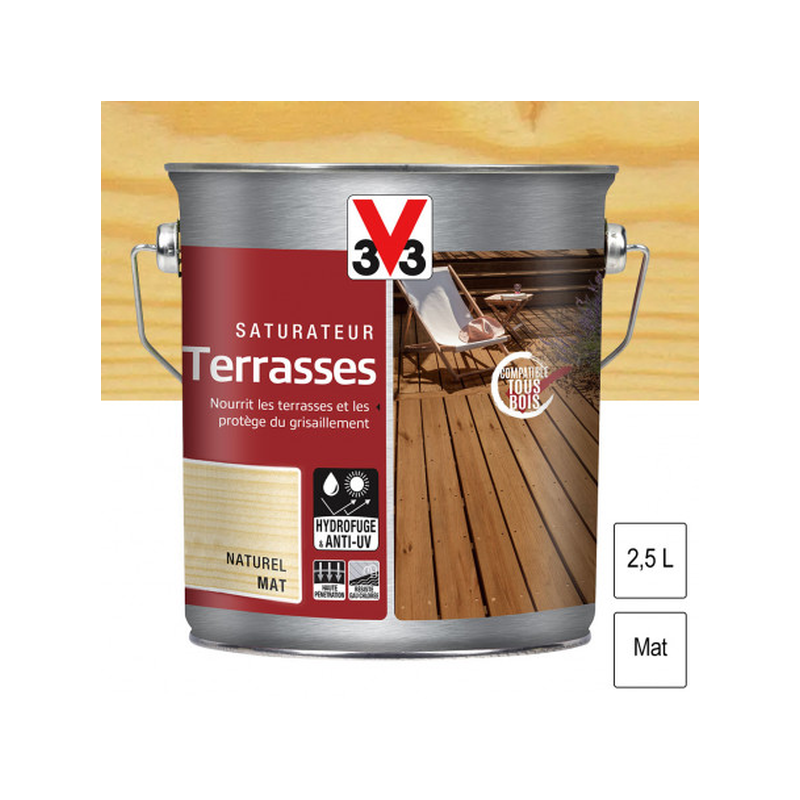 Saturateur terrasse classique 2.5L naturel