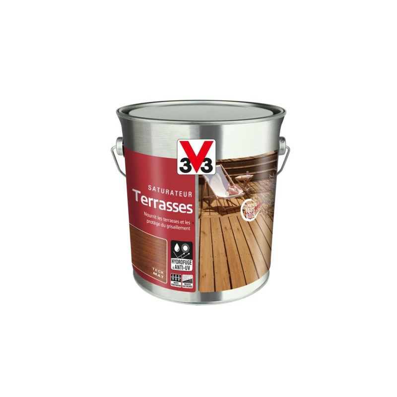 Saturateur terrasse classique 2.5L teck