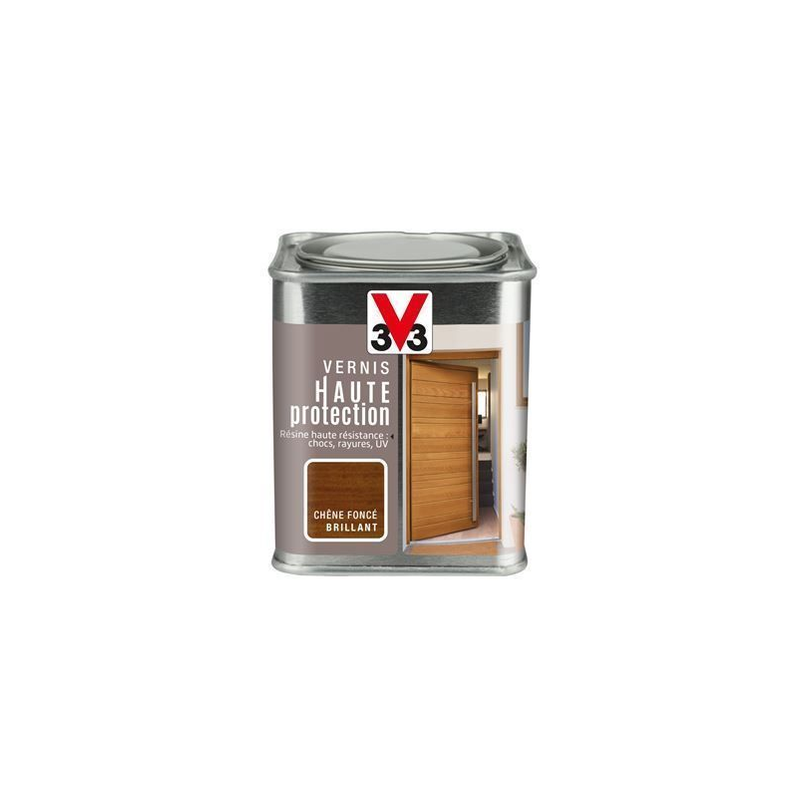 Vernis bois extérieur 0.25l brillant chêne foncé