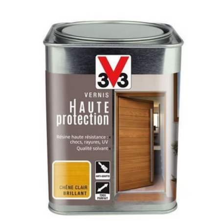 Vernis bois extérieur 1l brillant chêne clair