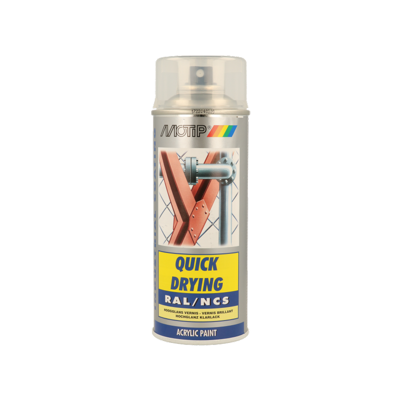 Vernis transparent 400ml brillant Motip