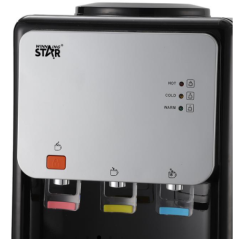 Distributeur eau froide / tiède / chaude + frigo intégré