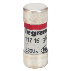 Fusible cylindrique à voyant 16a 10.3x25.8mm