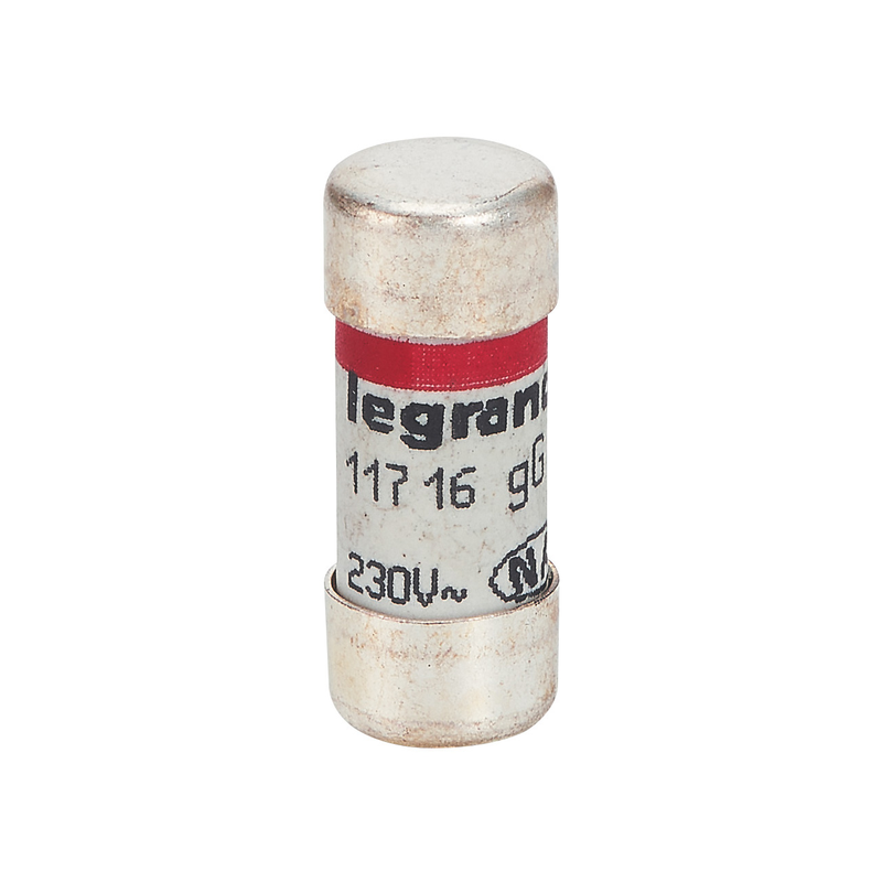 Fusible cylindrique à voyant 16a 10.3x25.8mm