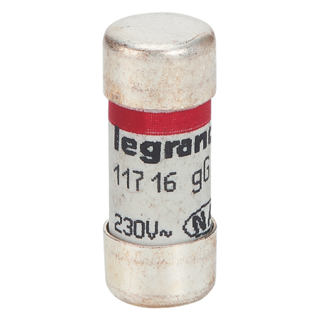 Fusible cylindrique à voyant 16a 10.3x25.8mm