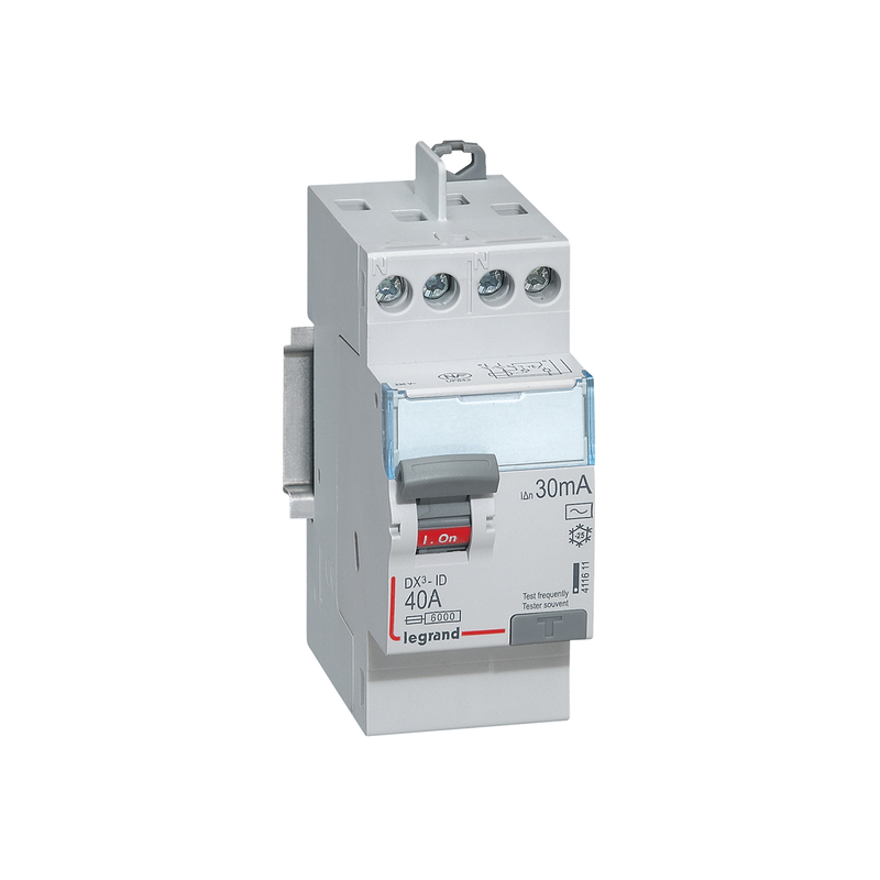 Interrupteur différentiel bipolaire 2p 40a ac 30m