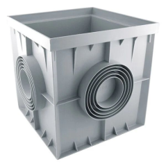 Regard polypropylène 300 x 300mm gris