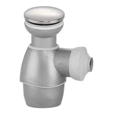 Ensemble bonde et siphon lavabo quick clac chrome