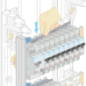 Peigne alimentation universel p+n HX3 13 modules