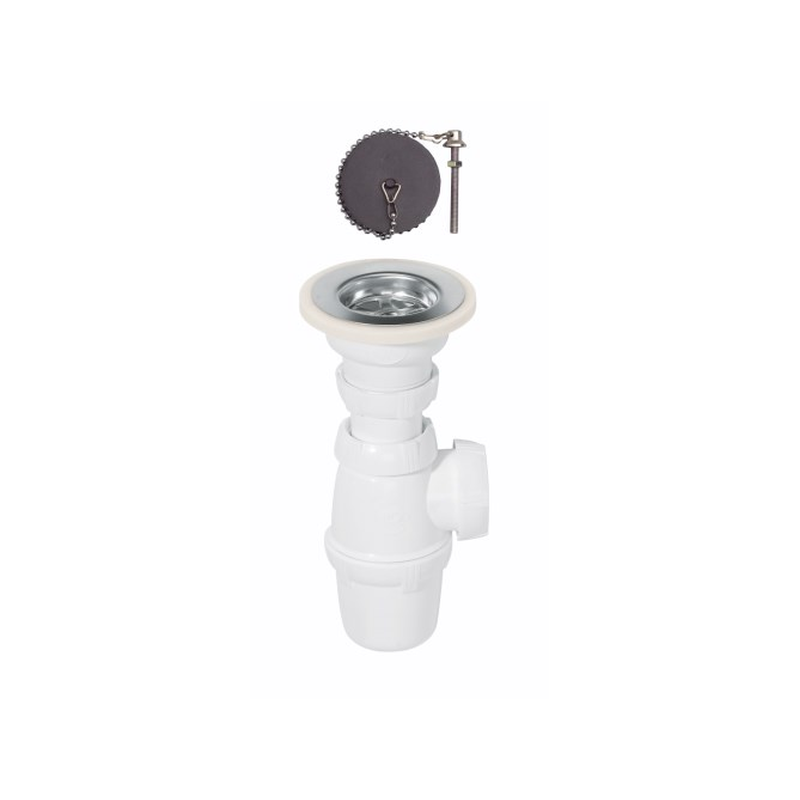 Siphon réglable nf+bonde sp3214