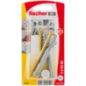 Cheville sanitaire + vis 8x80mm x2